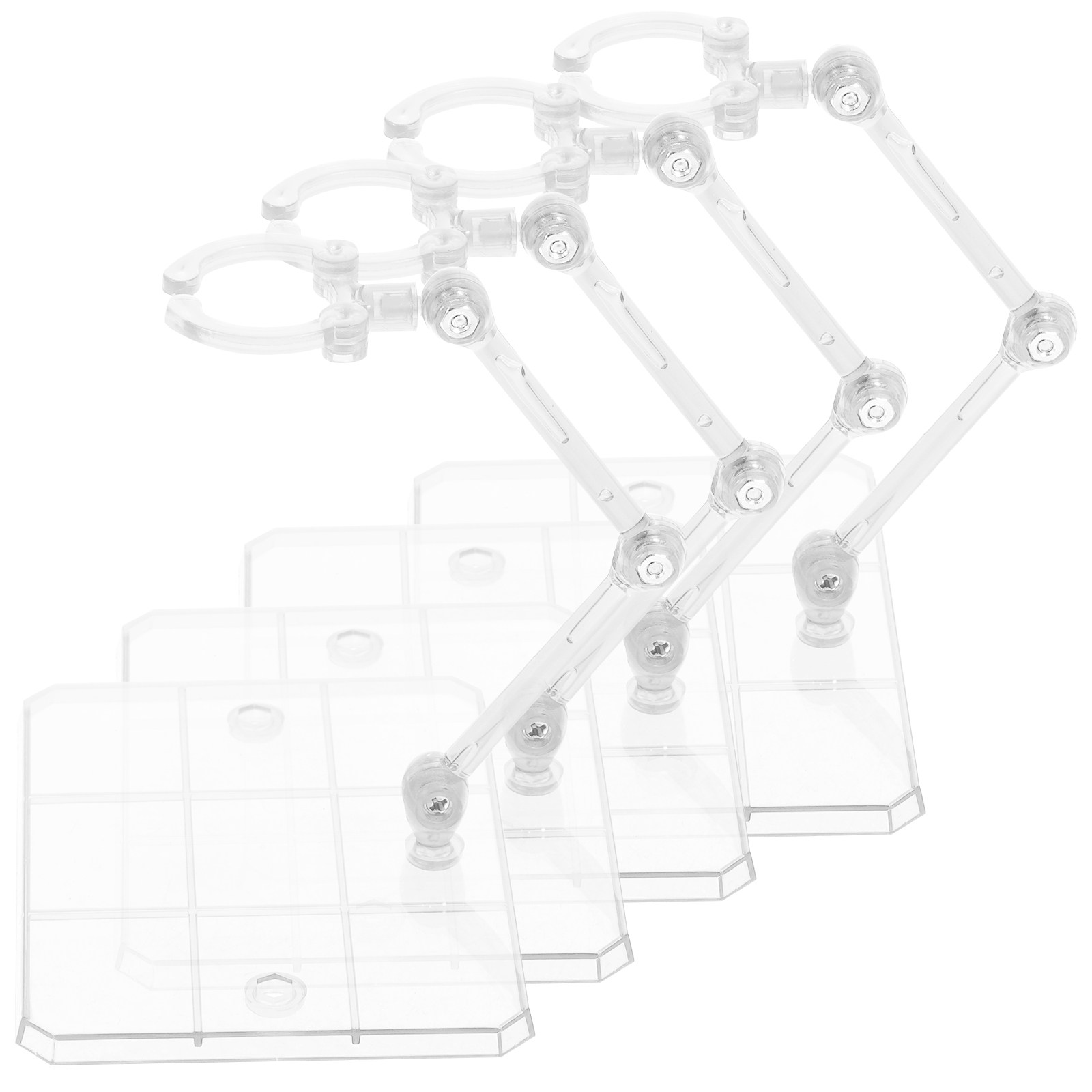 Action Figure Stand - 4Pcs Plastic Figure Stand for Action