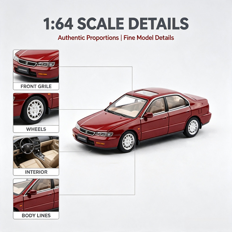 Xcartoys 1/64 Honda Accord Gen - огляд і ціна Die Cast Car 1 64