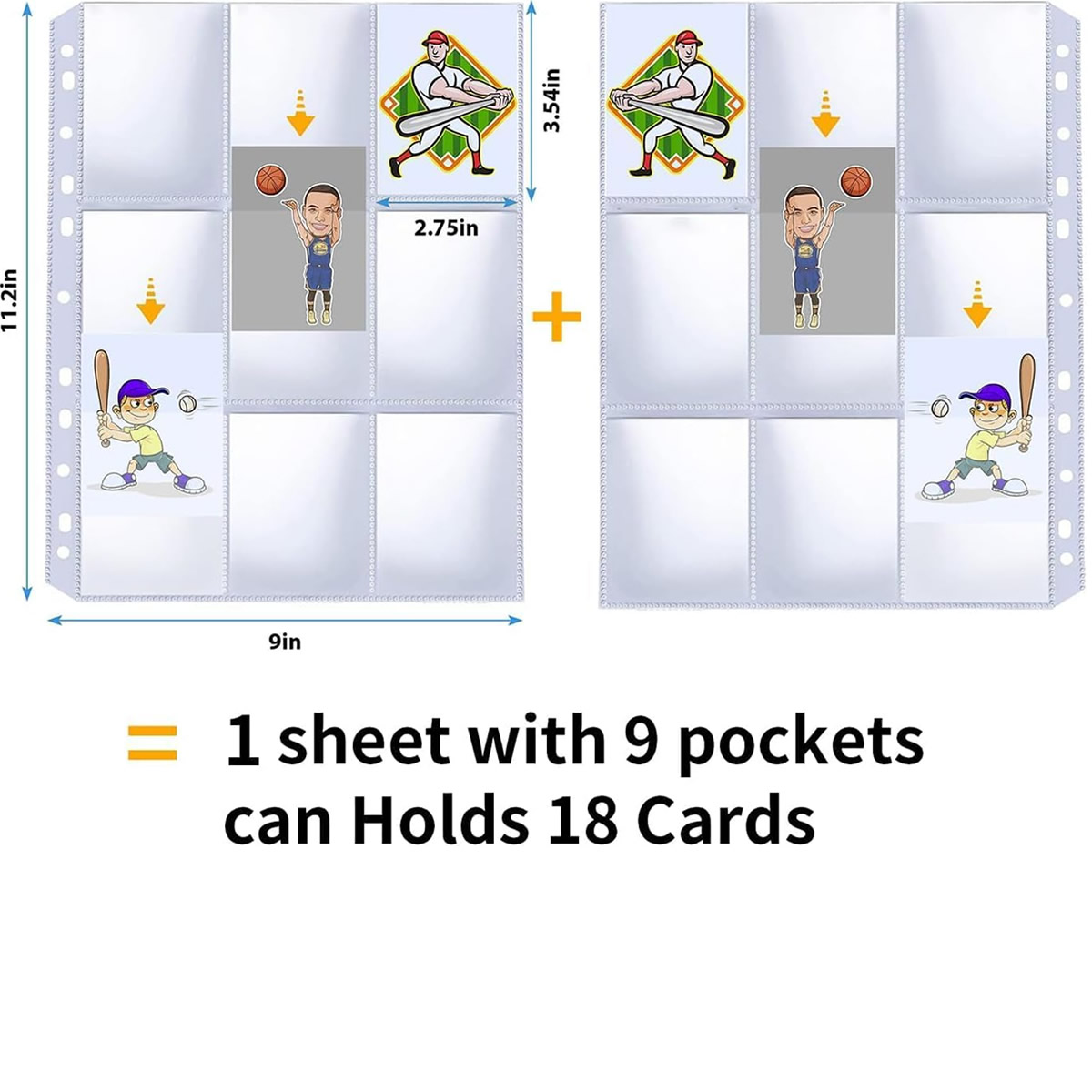 50 Pack 9 Pocket Card Sleeves  - огляд і ціна Trading Card Binder