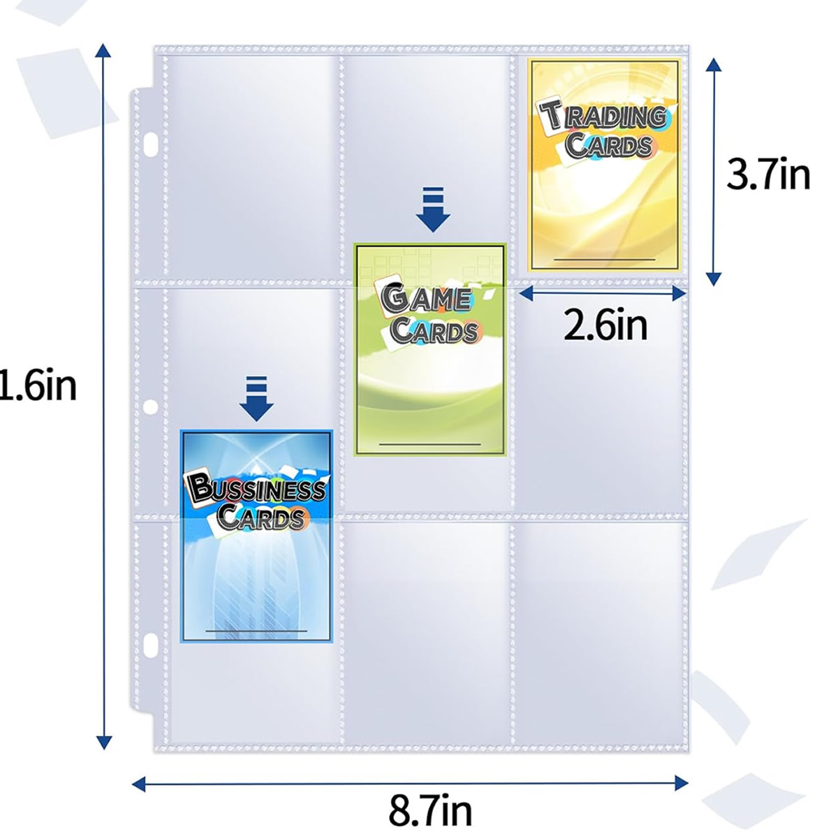 50 Pack 9 Pocket Card Sleeves  - огляд і ціна Trading Card Binder