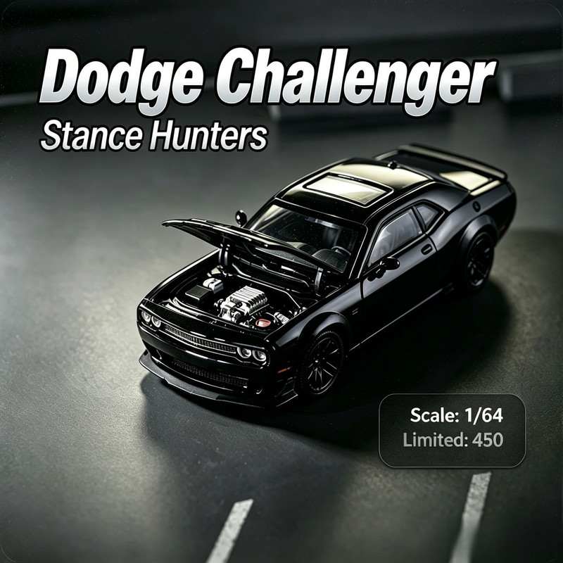 Stance Hunters-SH 1/64 Dodge S - огляд і ціна Die Cast Car 1 64