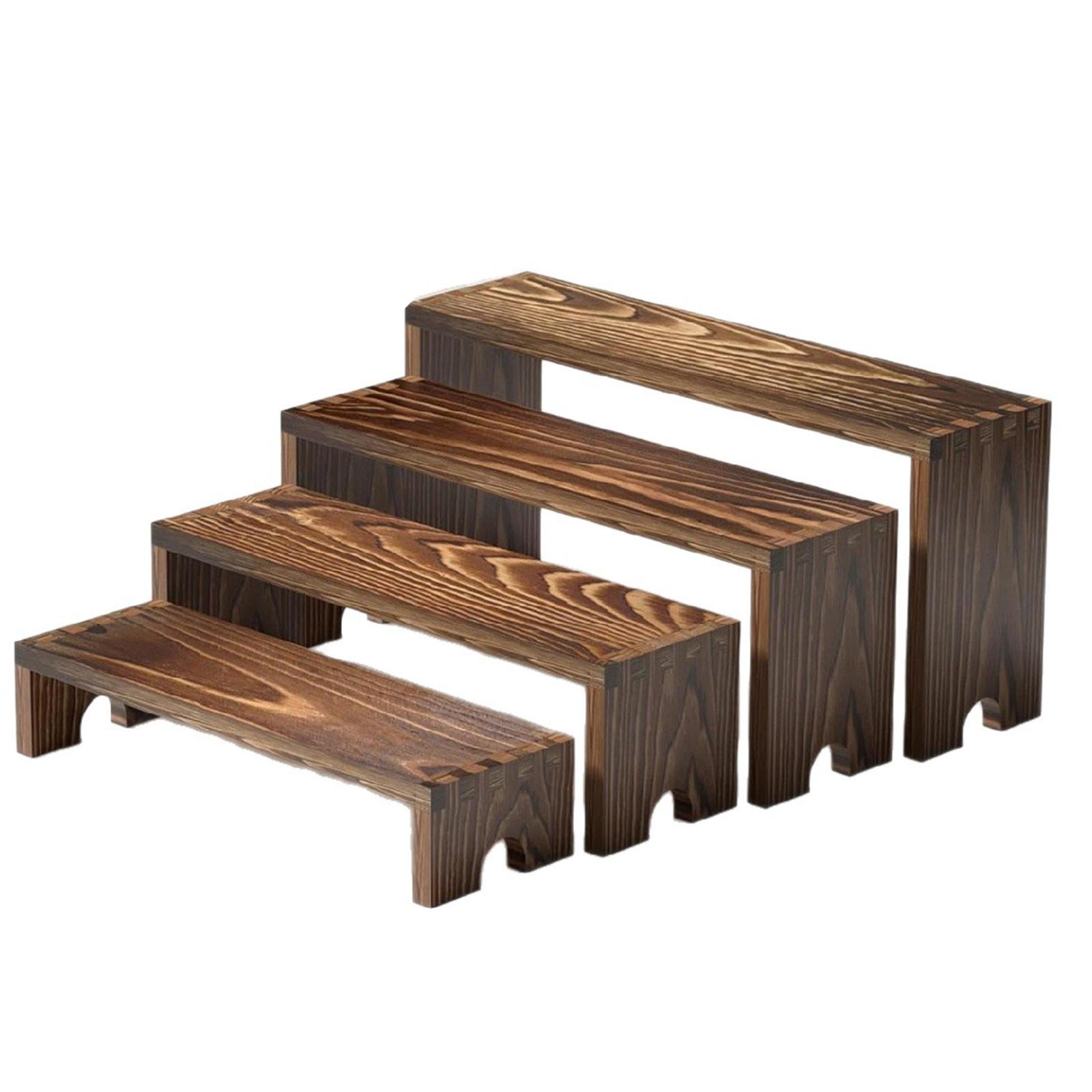 4x Wooden Riser Cupcake Stand  - огляд і ціна Display Risers Set