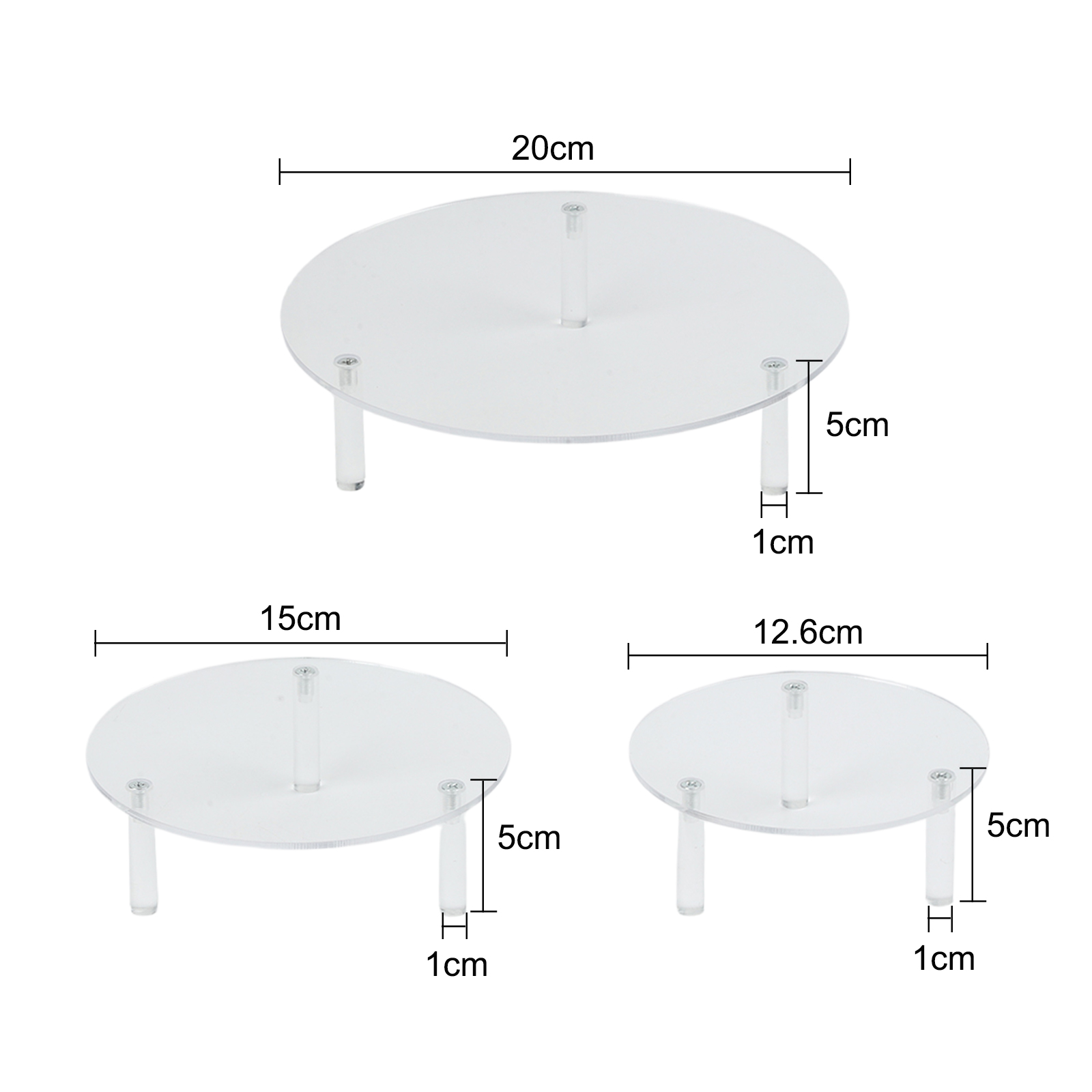 Clear Acrylic Display Risers S - огляд і ціна Display Risers Set