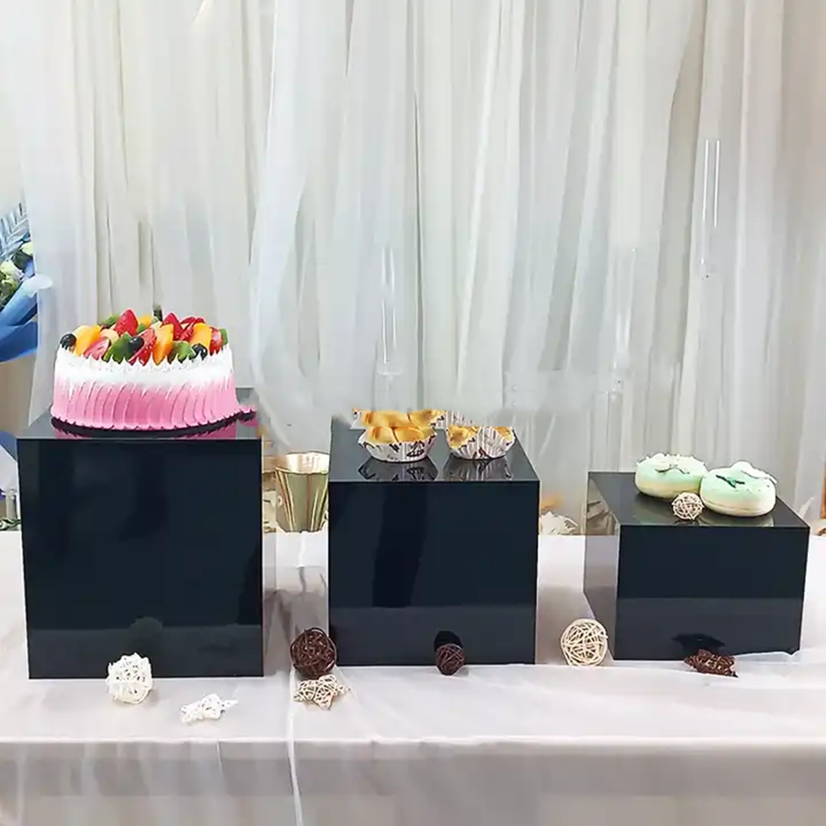 5pcs/set) Dessert Table Decora - огляд і ціна Display Risers Set