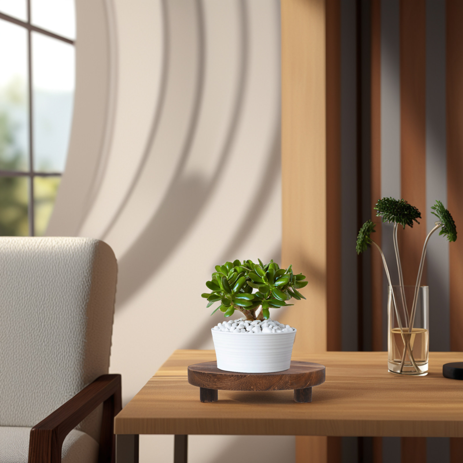 3Pcs Wooden Plant Stand Set Na - огляд і ціна Display Risers Set
